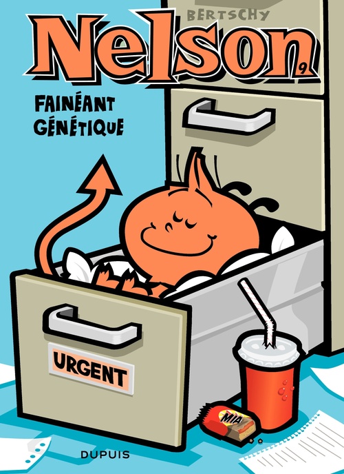 Couverture ebook de Nelson - Tome 9 - Fainéant génétique, de Christophe Bertschy