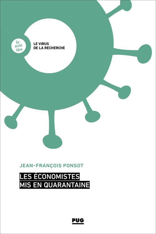 Couverture ebook de Les économistes mis en quarantaine, de Jean-Francois Ponsot