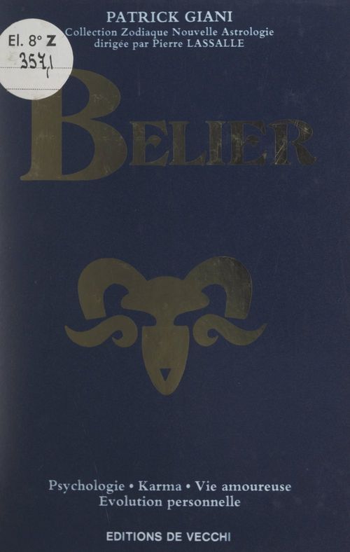 ebook cover of Bélier, by Patrick Giani