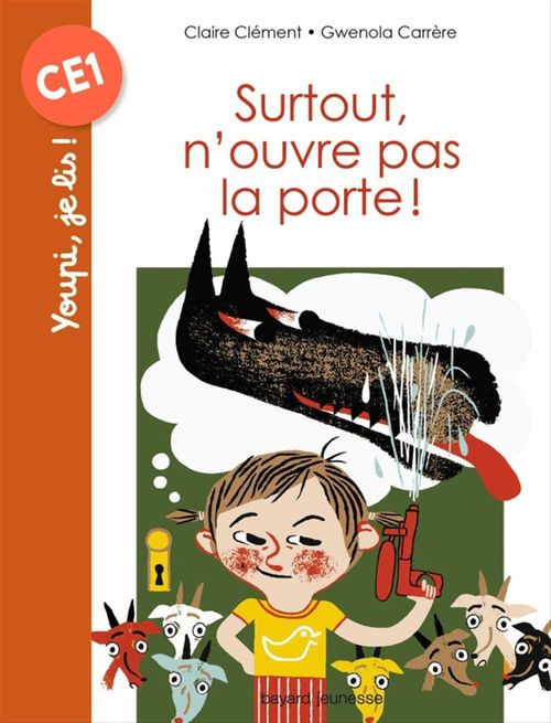 Couverture ebook de Surtout, n'ouvre pas la porte !, de Claire Clément
