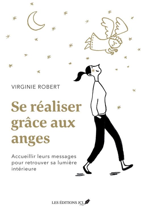 Couverture ebook de Se réaliser grâce aux anges, de Virginie Robert