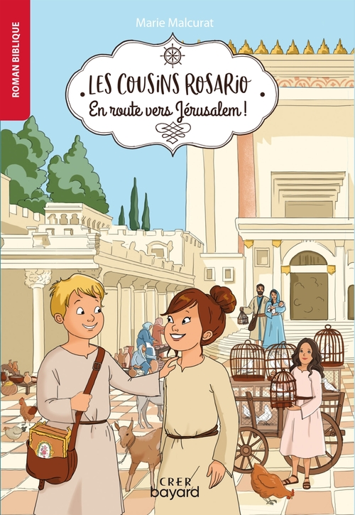 ebook cover of Les cousins Rosario - Vol 4 - En route vers Jérusalem !, by Marie Malcurat