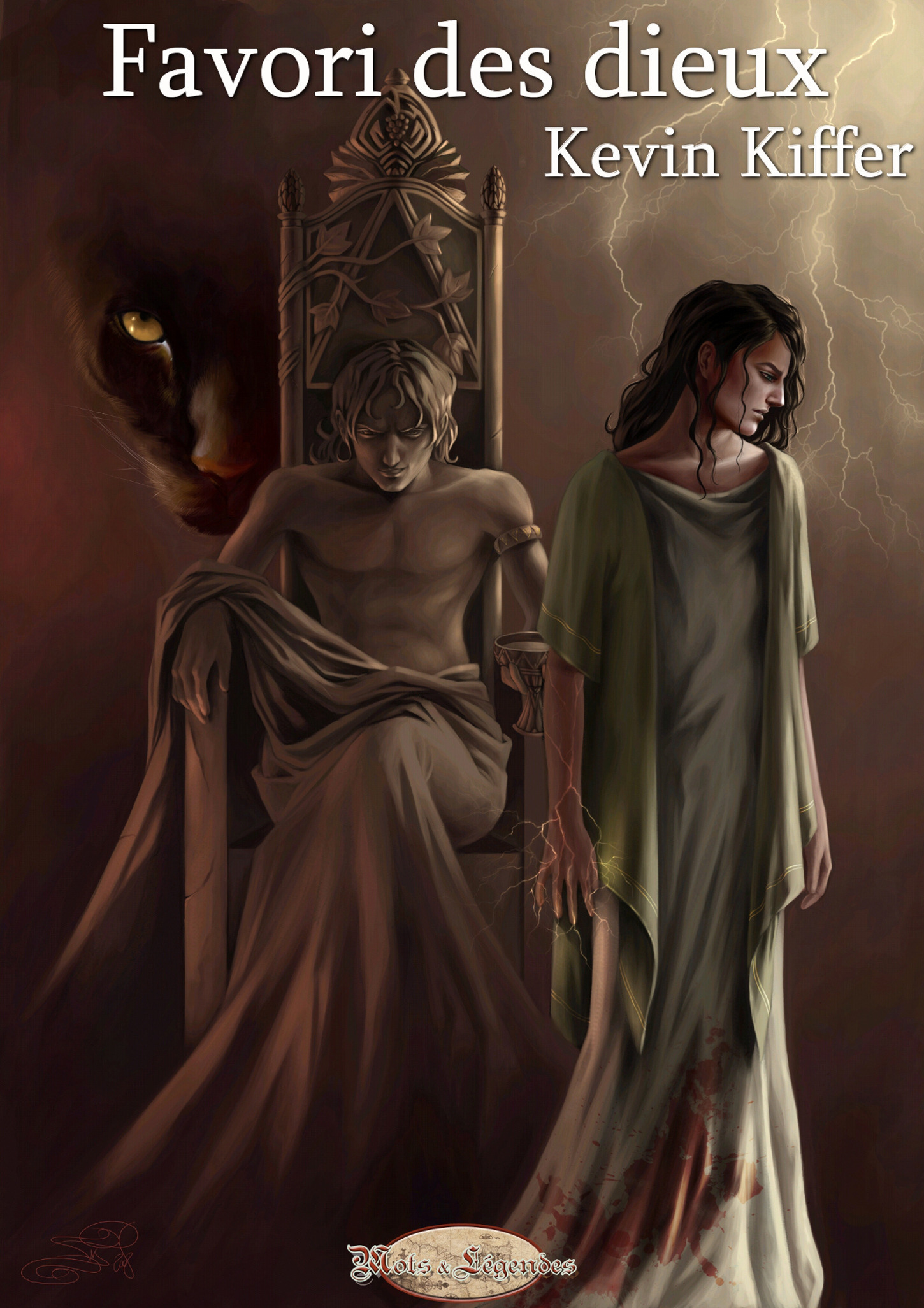 Couverture ebook de Favori des dieux, de Kevin Kiffer