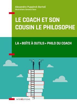 ebook cover of Le coach et son cousin le philosophe, by Alexandra Puppinck Bortoli, Garance Goux