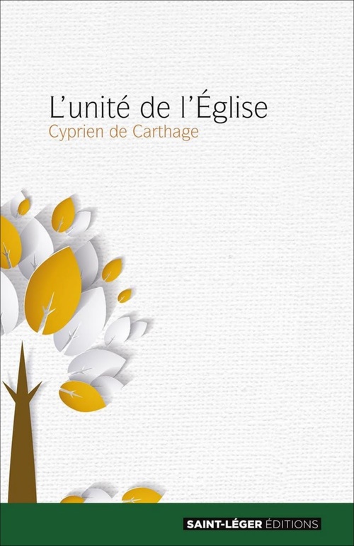 ebook cover of L'unité de l'Église, by Cyprien de carthage