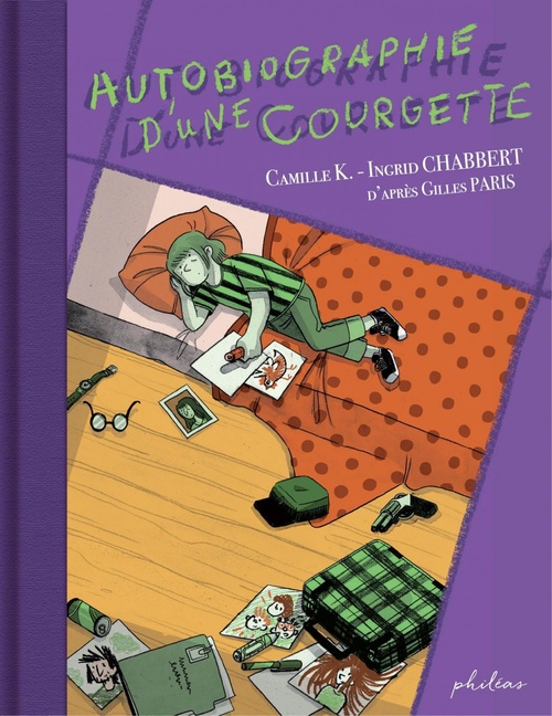 Couverture ebook de Autobiographie d'une courgette, de Ingrid Chabbert