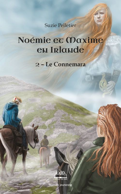 Couverture ebook de Noémie et Maxime en Irlande, Le Connemara, de Suzie Pelletier