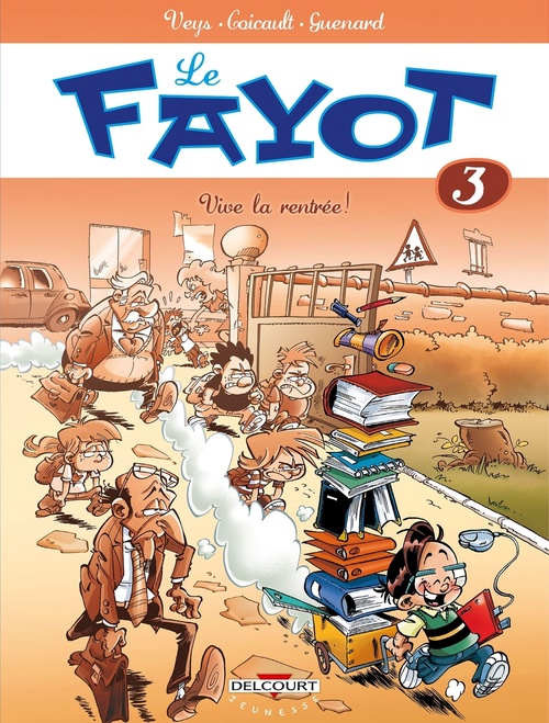 Couverture ebook de Le Fayot T03 - Vive la rentrée !, de Frédéric Coicault, Pierre Veys