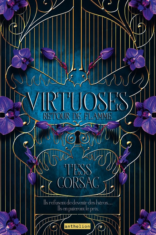 ebook cover of Virtuoses - Retour de flamme, by Tess Corsac