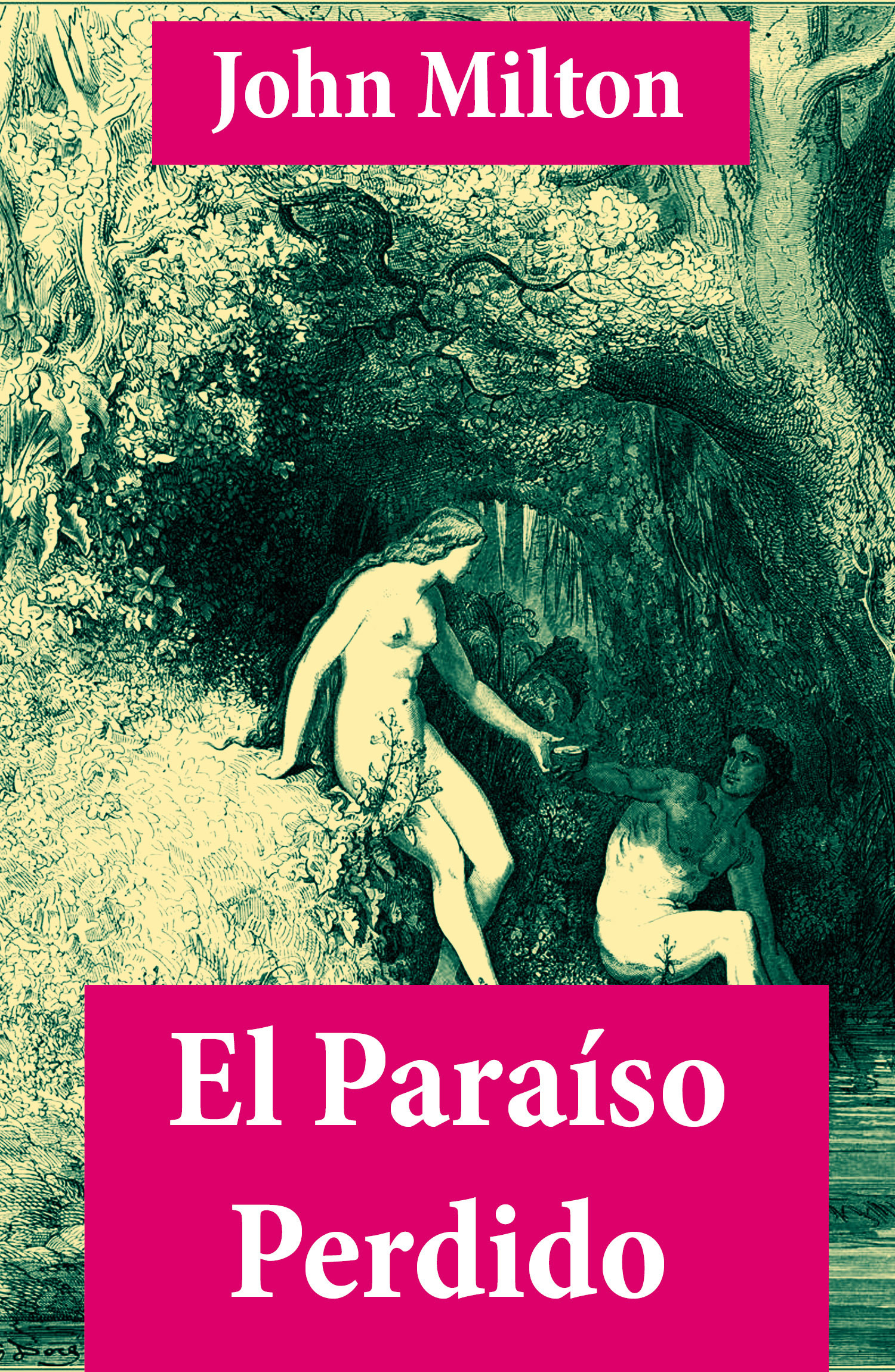 Couverture ebook de El Paraíso Perdido (texto completo, con índice activo), de John Milton
