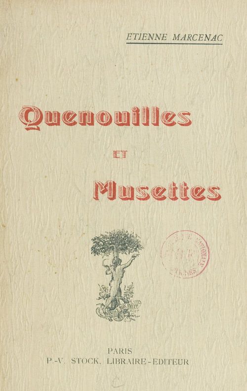 Couverture ebook de Quenouilles et musettes, de Etienne Marcenac