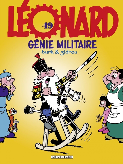 Couverture ebook de Léonard - Tome 49 - Génie militaire, de Zidrou, Turk