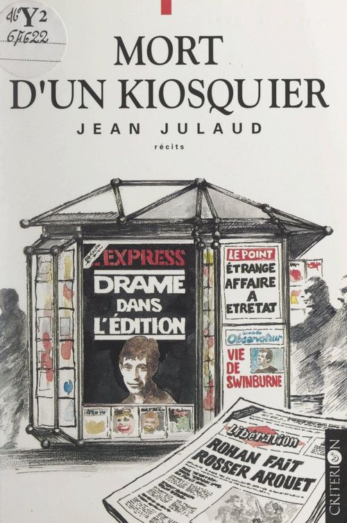ebook cover of Mort d'un kiosquier, by Jean-Joseph Julaud