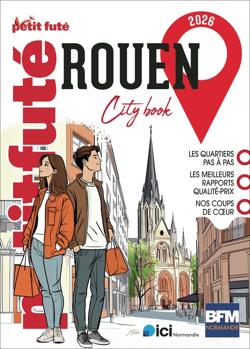 Couverture ebook de Guide Rouen 2026 Petit Futé, de Labourdette, Auzias