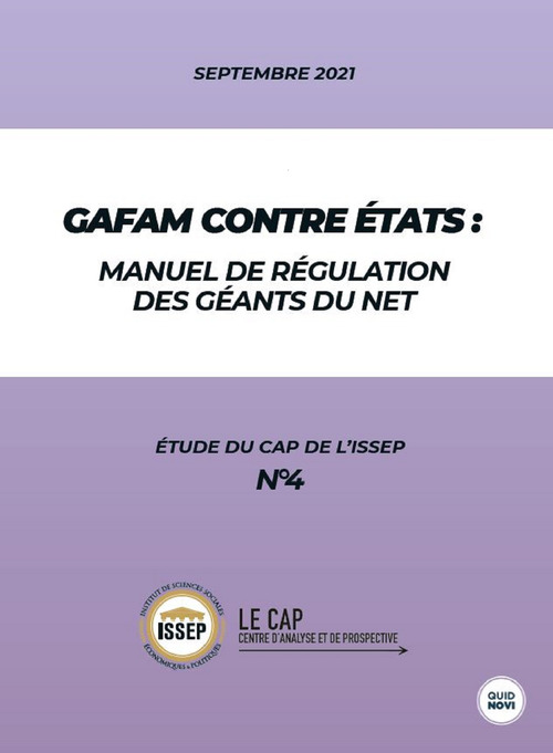 Couverture ebook de GAFAM contre États, de Cap