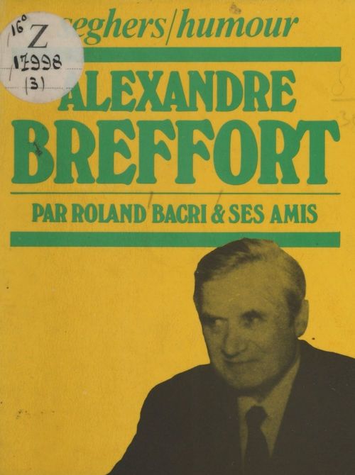 ebook cover of Alexandre Breffort, by Roland Bacri