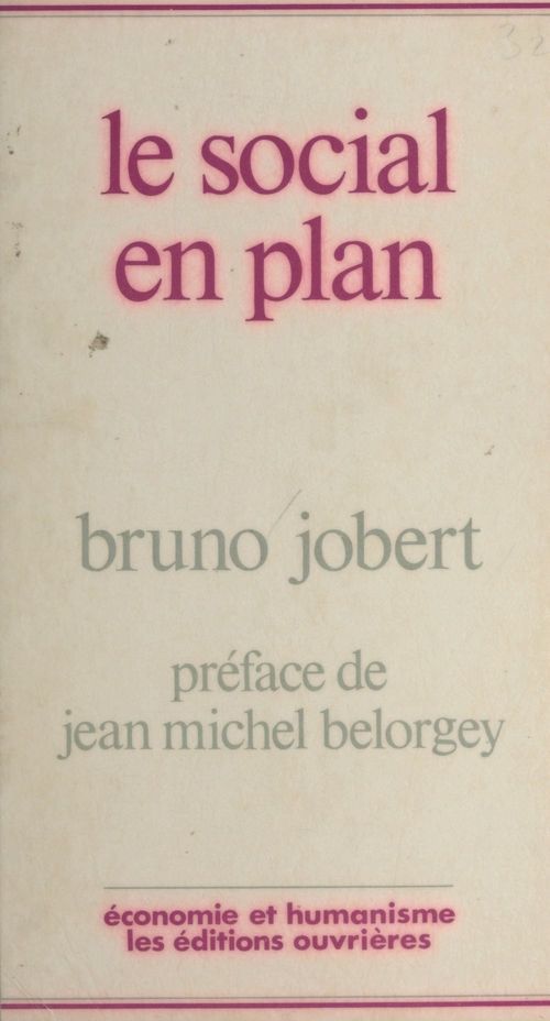 Couverture ebook de Le social en plan, de Jobert B