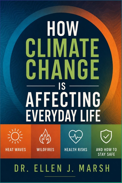 Couverture ebook de How Climate Change Is Affecting Everyday Life, de Dr. Ellen J. Marsh