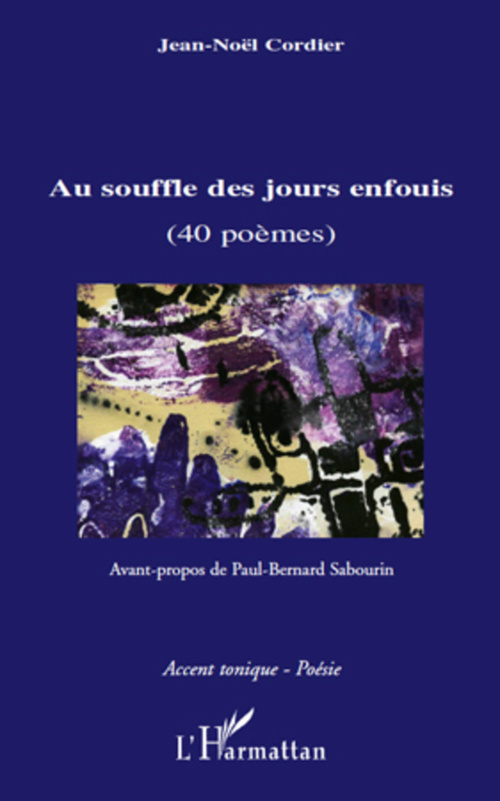 Couverture ebook de Au souffle des jours enfouis, de Jean-noël Cordier