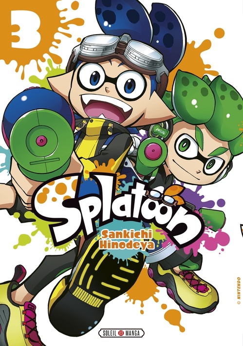 Couverture ebook de Splatoon T03, de Nintendo, Sankichi Hinodeya
