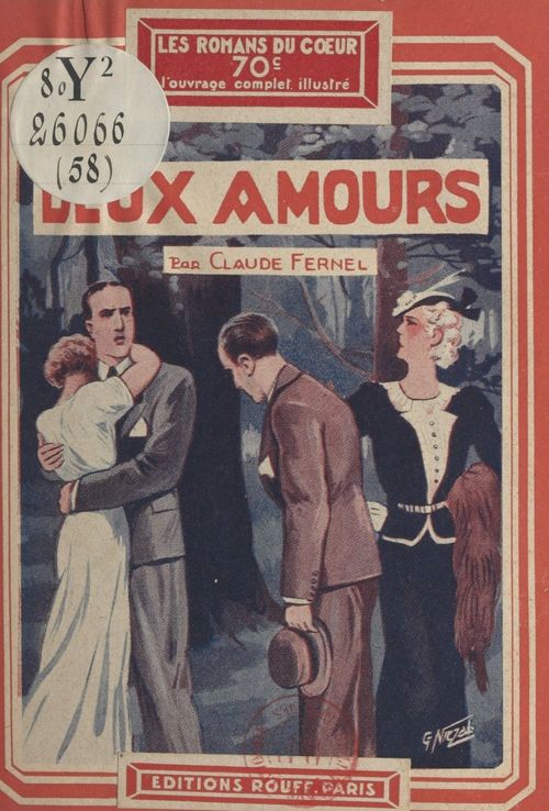 Couverture ebook de Les deux amours, de Claude Fernel