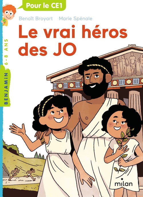 Couverture ebook de Le vrai héros des JO, de Benoît Broyart