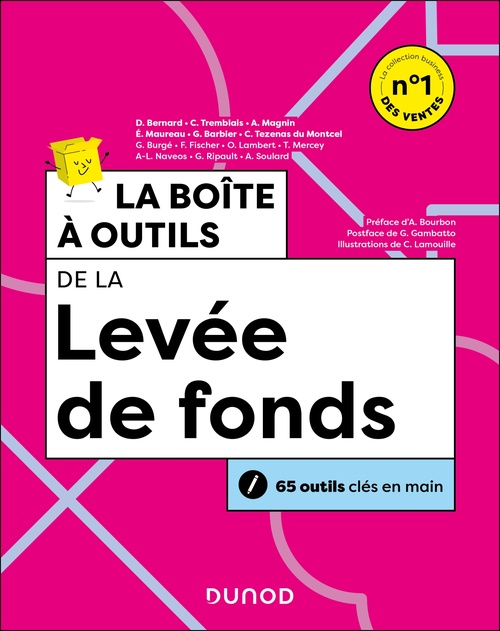 ebook cover of La boîte à outils de la levée de fonds - 2e éd., by Romain Dupuis, Guillaume Ripault, Aurélien Magnin, Didier Bernard, Christophe Tezenas du Montcel, Olivier Lambert, Céline Tremblais, Frank Fischer, Anne-Laure Naveos, Antoine Soulard
