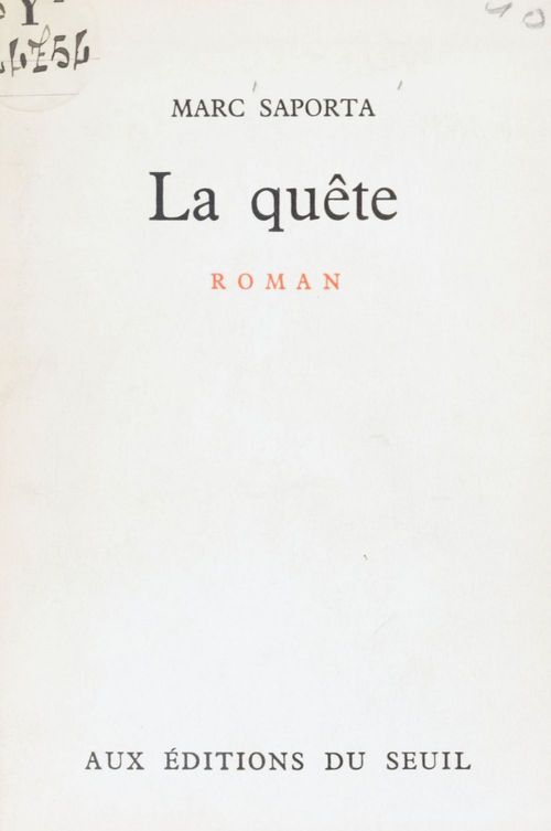 Couverture ebook de La quête, de Marc Saporta