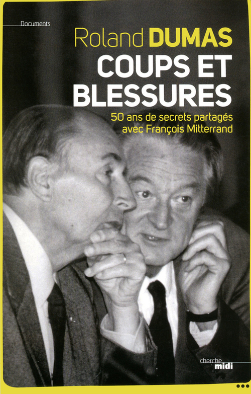 Couverture ebook de Coups et blessures, de Roland Dumas