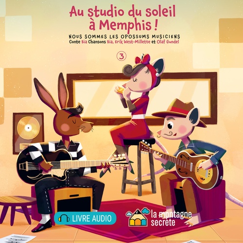 Couverture audiobook de Au studio du soleil à Memphis !, de Bïa Krieger