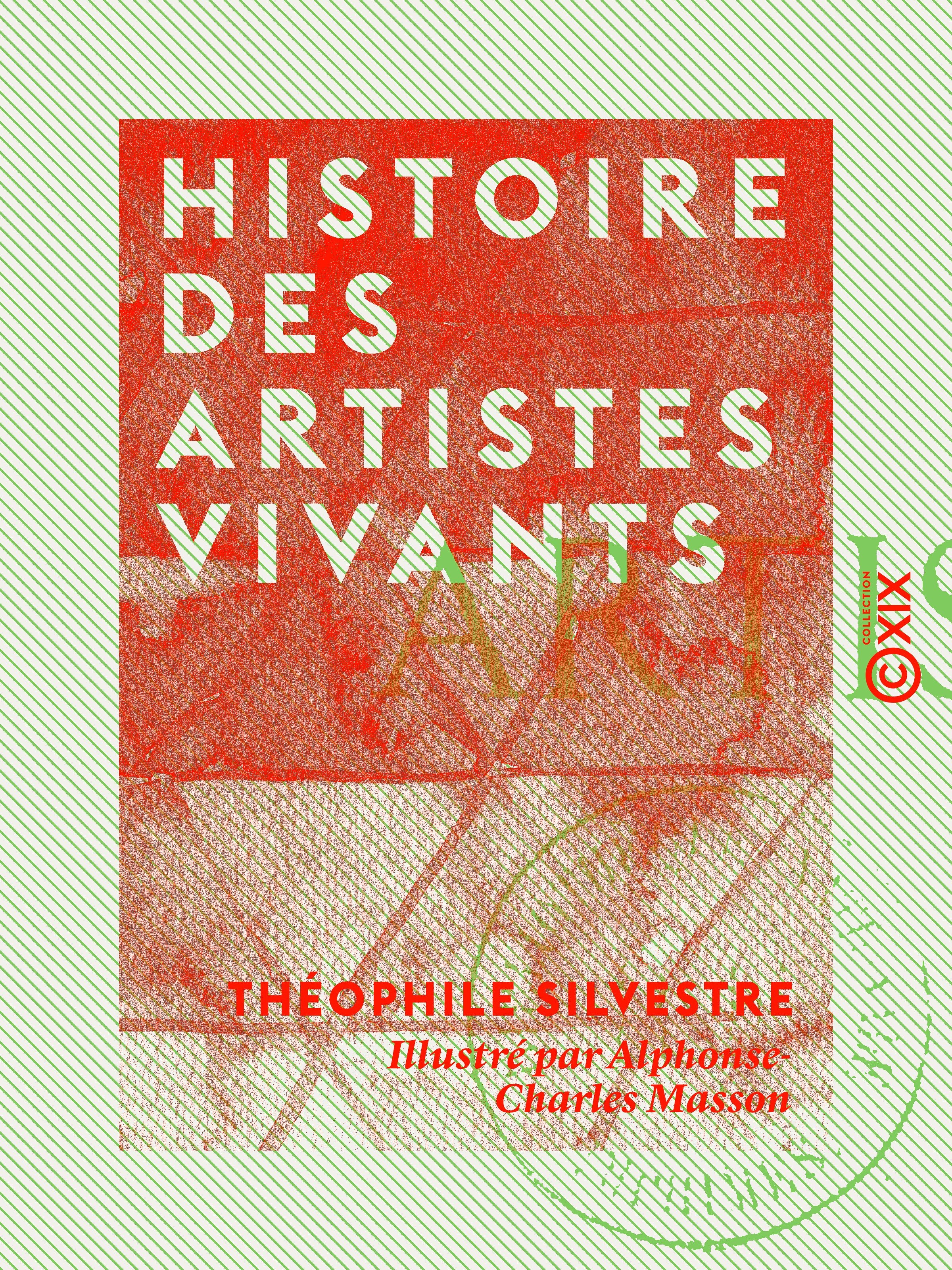 ebook cover of Histoire des artistes vivants, by Theophile Silvestre