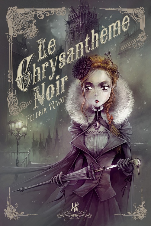 ebook cover of Le Chrysanthème noir, by Feldrik Rivat