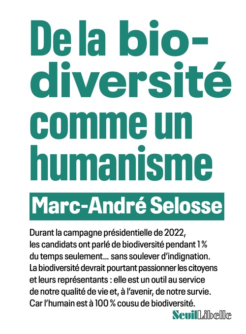 ebook cover of De la biodiversité comme un humanisme, by Marc-André Selosse