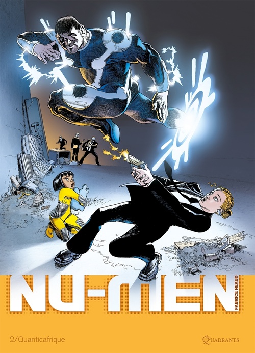 Couverture ebook de Nu-Men T02 - Quanticafrique, de Fabrice Neaud