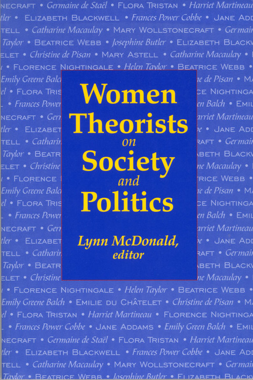 Couverture ebook de Women Theorists on Society and Politics, de Lynn Mcdonald