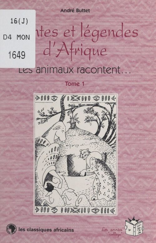 Couverture ebook de Les animaux racontent... (1), de Andre Buttet