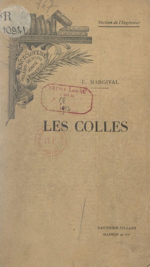 ebook cover of Les colles, by Francois Margival