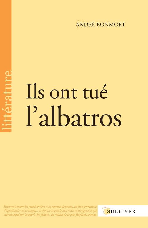 ebook cover of Ils ont tué l'albatros, by André Bonmort