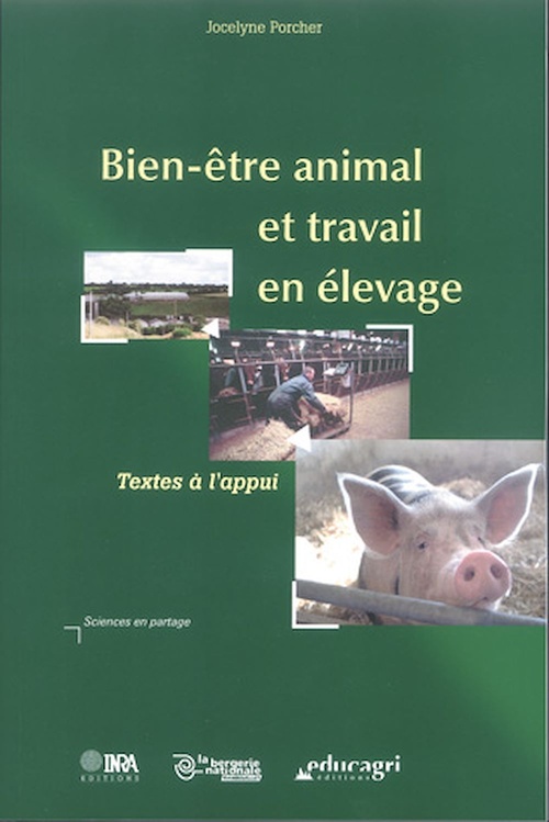 ebook cover of Bien-être animal et travail en élevage, by Porcher Jocelyne