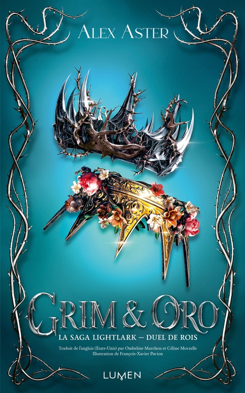 Couverture ebook de La Saga Lightlark - Tome 0 Grim et Oro, de Alex Aster