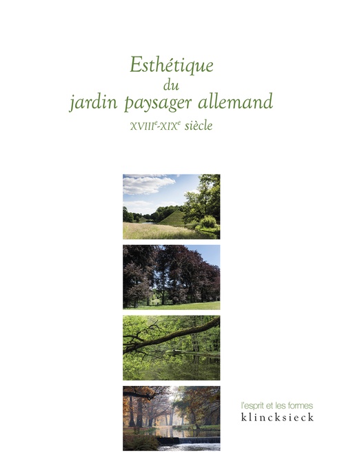 Couverture ebook de Esthétique du jardin paysager allemand, de Collectif