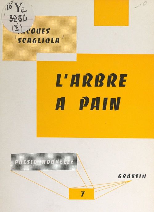 ebook cover of L'arbre à pain, by Jacques Scagliola