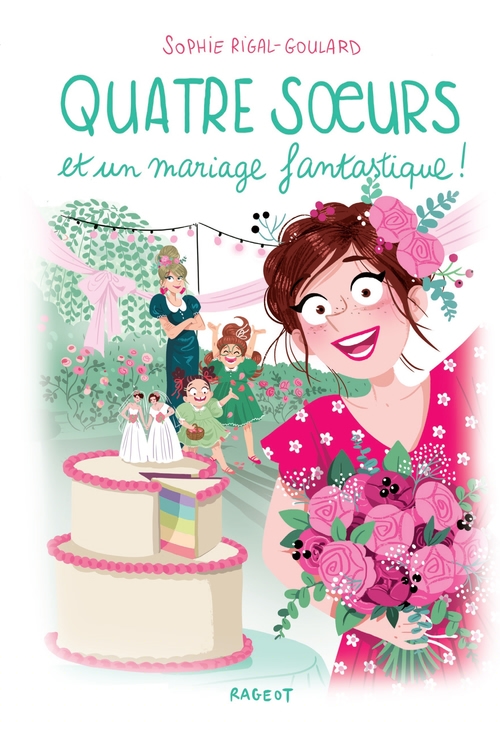 Couverture ebook de Quatre soeurs et un mariage fantastique !, de Sophie Rigal-Goulard, Diglee