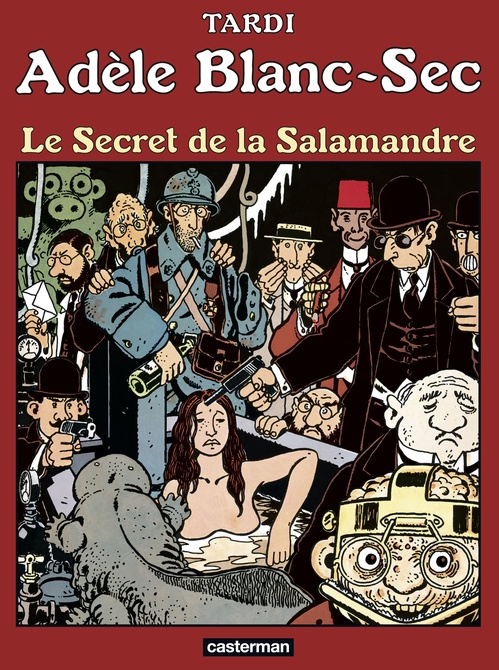 Couverture ebook de Adèle Blanc-Sec (Tome 5) - Le Secret de la salamandre, de Jacques Tardi