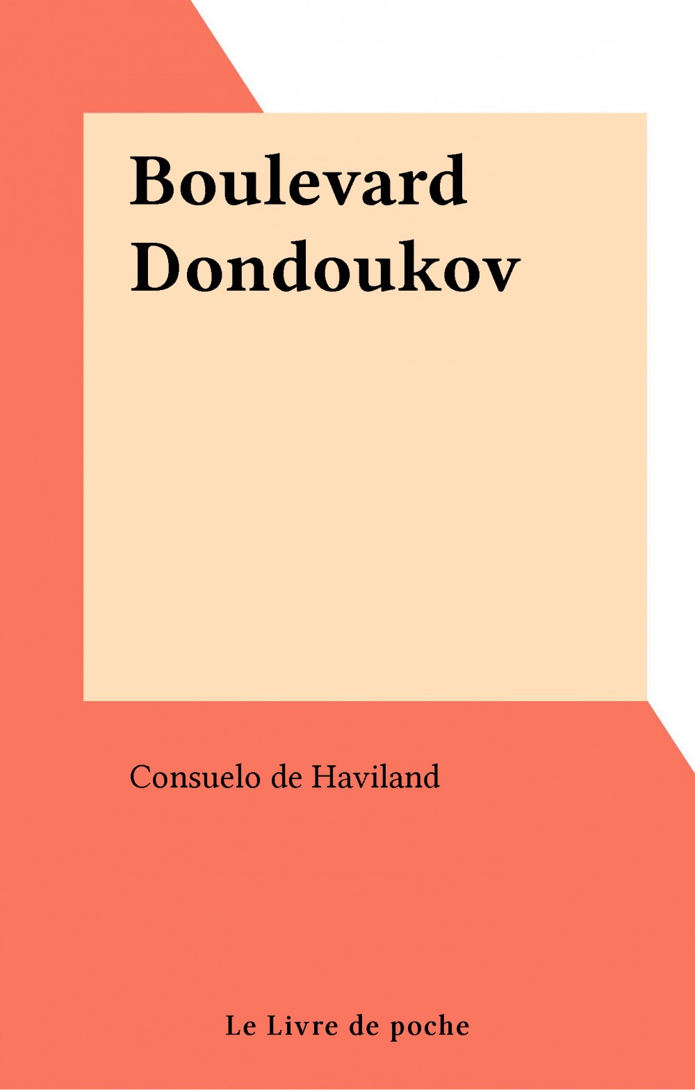 ebook cover of Boulevard Dondoukov, by De Haviland-C