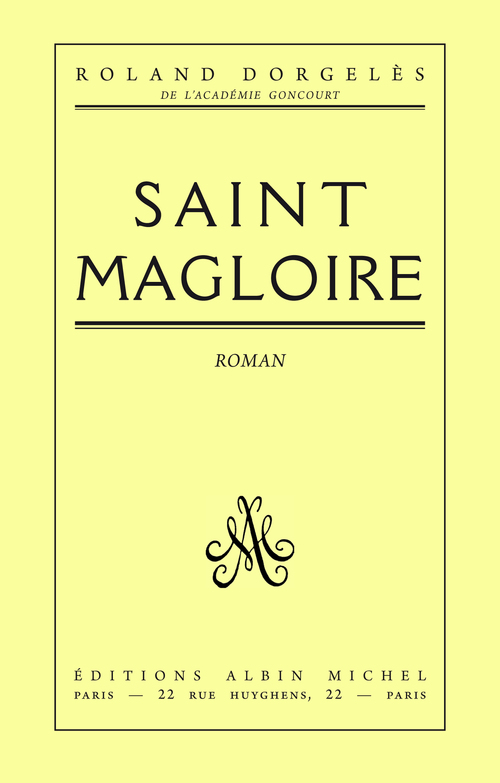 ebook cover of Saint Magloire, by Roland Dorgelès