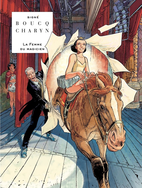 Couverture ebook de La femme du magicien, de François Boucq, Jérôme Charyn