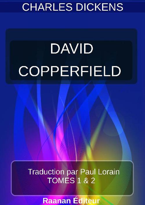 ebook cover of DAVID COPPERFIELD, by Charles Dickens