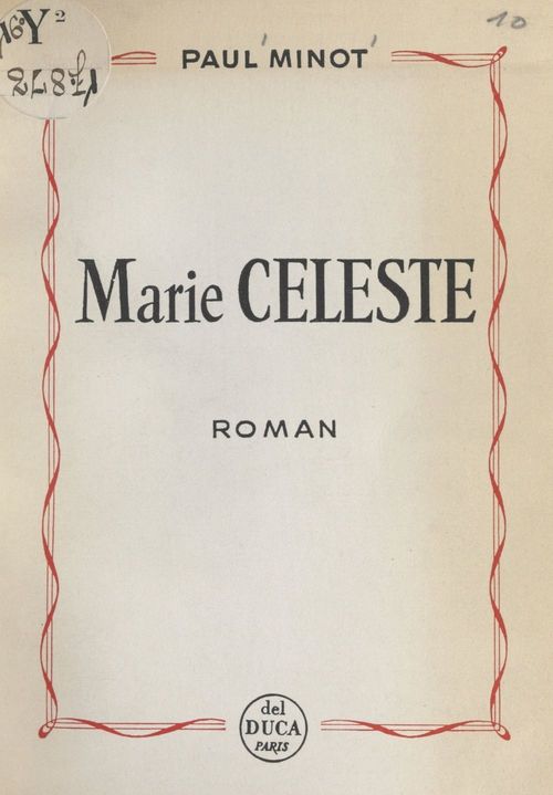 ebook cover of Marie-Céleste, by Paul Minot