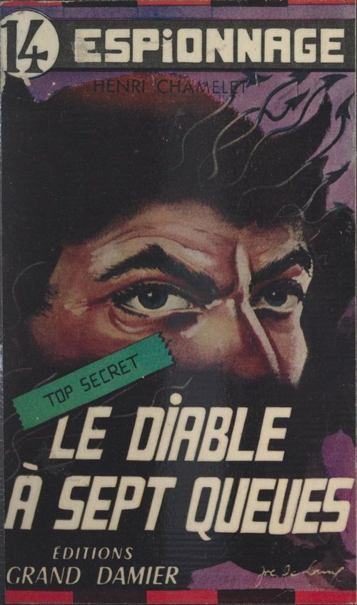 Couverture ebook de Le diable à sept queues, de Henri Chamelet